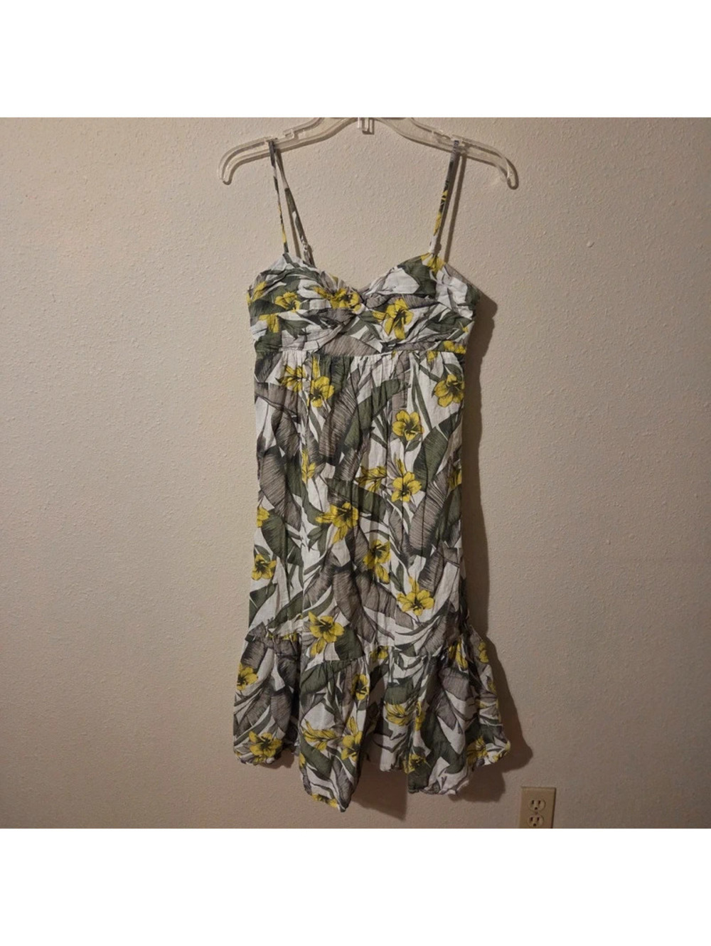 Banana republic floral tropical dress